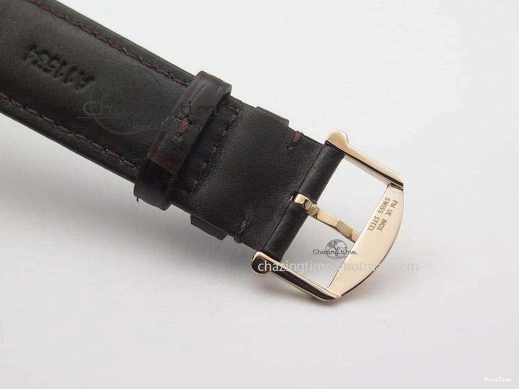 MIROTIME 0220 Modern Portofino SCHAFFHAUSEN RG MKF 1:1 V2 Best Edition White Dial On Brown Leather Strap A 7344